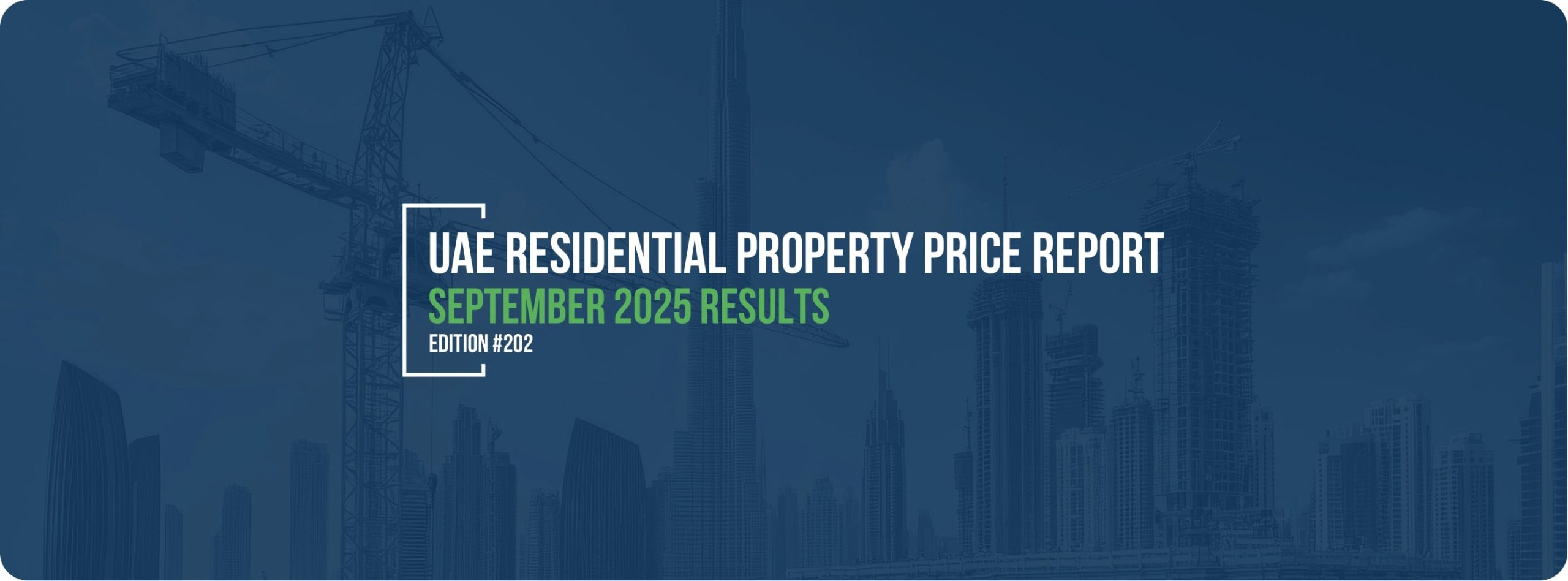 UAE Residential Property Price Report – September 2025